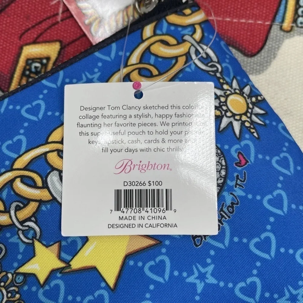 Brighton SPARKLE AND SHINE Tote NWT & Brighton GLAM GIRL CROSSBODY Pouch NWT - Picture 7 of 8